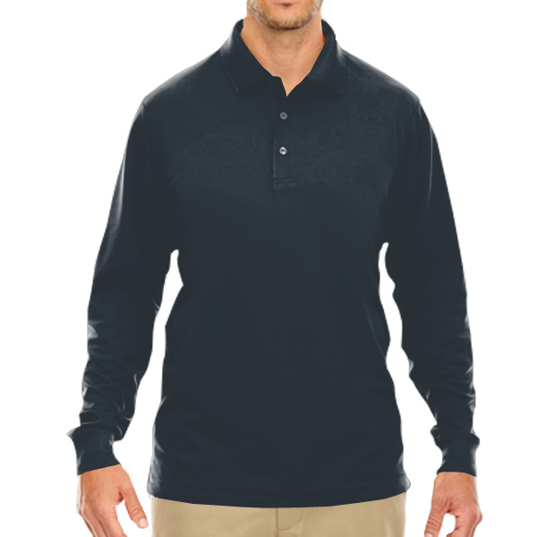 Men's Tall Pinnacle Performance Long-Sleeve Piqué Polo Thumbnail