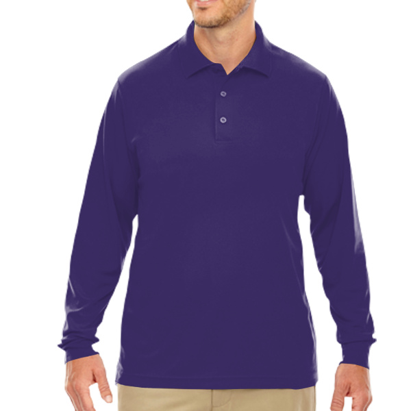 Men's Pinnacle Performance Long-Sleeve Piqué Polo Thumbnail