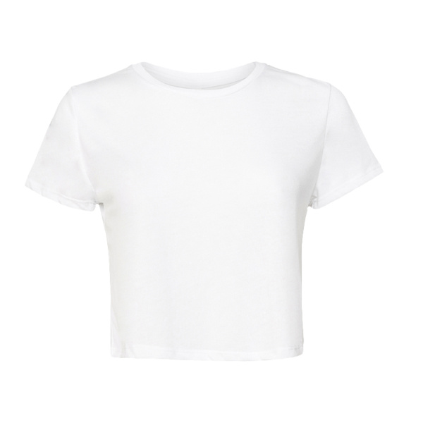 Ladies' Flowy Cropped T-Shirt Thumbnail