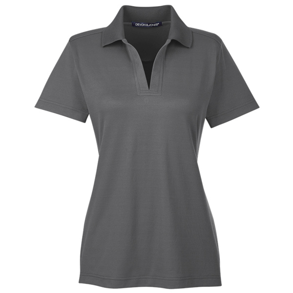 CrownLux Performance® Ladies' Plaited Polo Thumbnail
