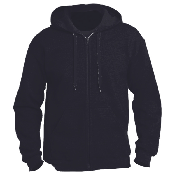 Adult Powerblend® Full-Zip Hooded Sweatshirt Thumbnail