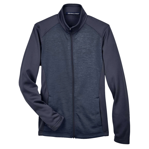 Women's Newbury Colorblock Mélange Fleece Full-Zip Jacket Thumbnail