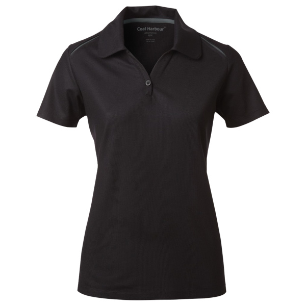 COAL HARBOUR® SNAG RESISTANT CONTRAST INSET LADIES' POLO Thumbnail