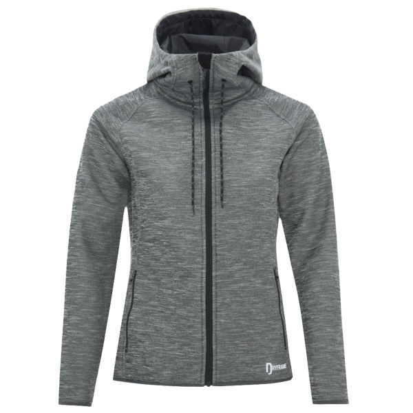 DRYFRAME® DRY TECH WATER RESISTANT FLEECE FULL ZIP HOODED LADIES' JACKET Thumbnail