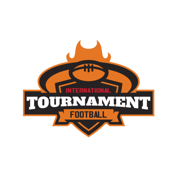 Tournament International Football logo template Thumbnail