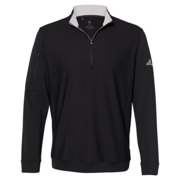Performance Textured Quarter-Zip Pullover Thumbnail