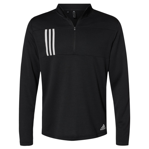 3-Stripes Double Knit Quarter-Zip Pullover Thumbnail