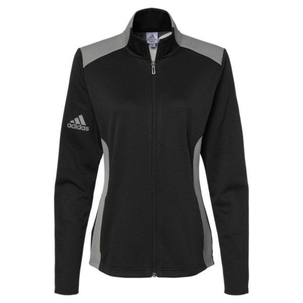 Women's Textured Mixed Media Full-Zip Jacket Thumbnail