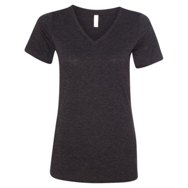 Women's Relaxed Triblend Short Sleeve V-Neck Tee Thumbnail