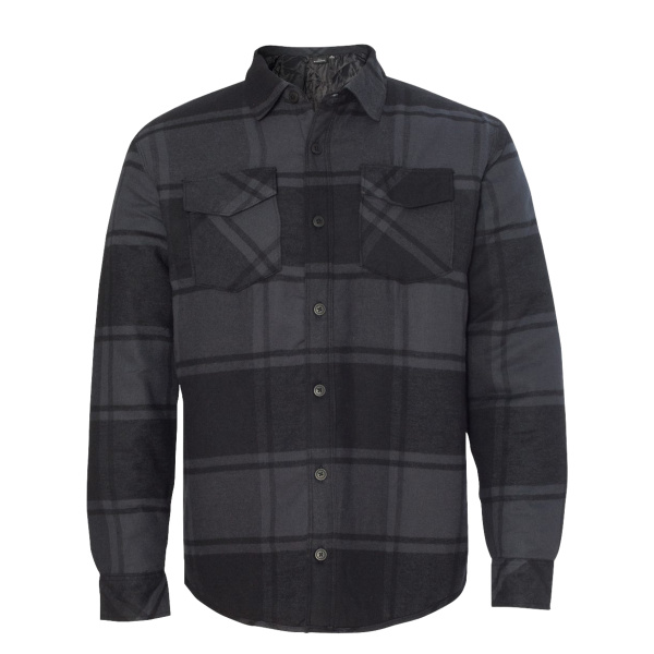 Quilted Flannel Shirt Jacket Thumbnail