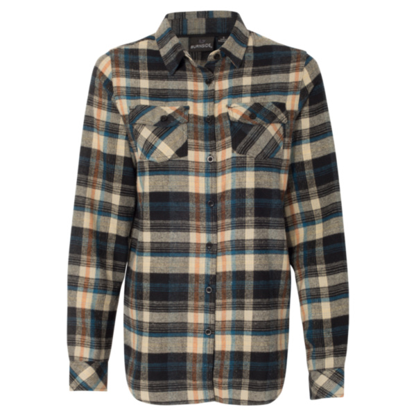 Women's Yarn-Dyed Long Sleeve Flannel Shirt Thumbnail