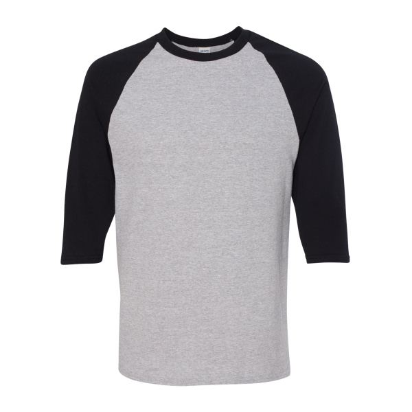 Heavy Cotton™ Raglan Three-Quarter Sleeve T-Shirt Thumbnail